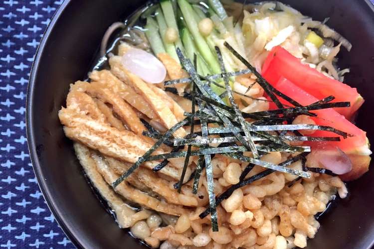 将棋めし 冷やしむじなそば レシピ 作り方 By マイヤ母さん クックパッド 簡単おいしいみんなのレシピが353万品