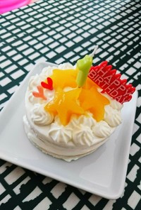 1歳のお誕生日に☆赤ちゃんケーキ