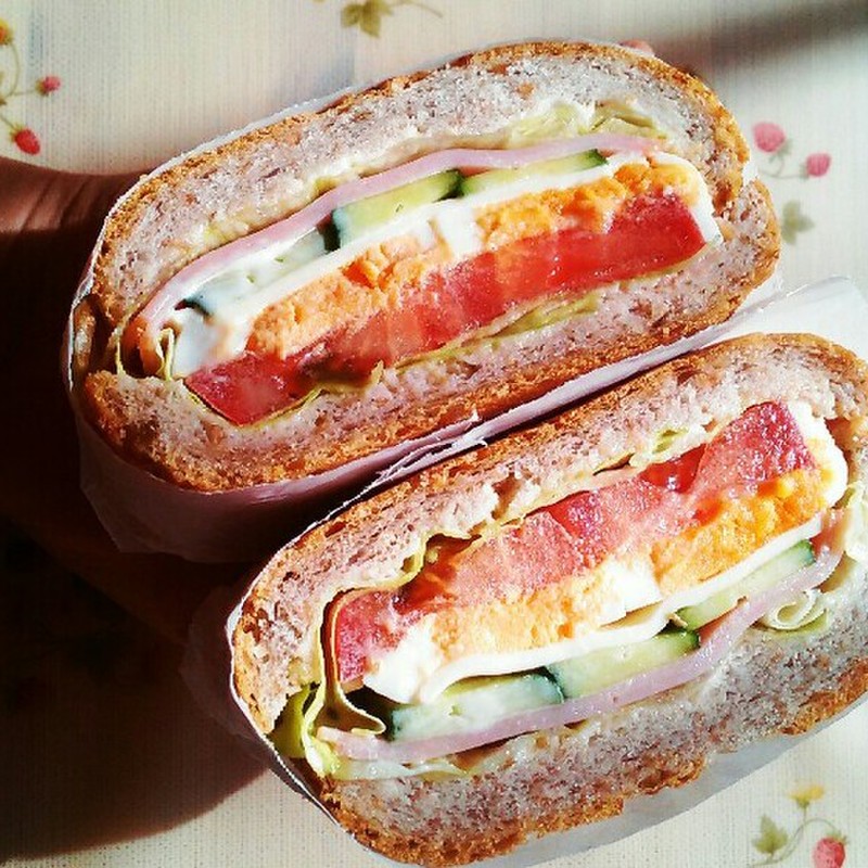 みんなが作ってる 全粒粉パン サンドイッチのレシピ クックパッド 簡単おいしいみんなのレシピが350万品