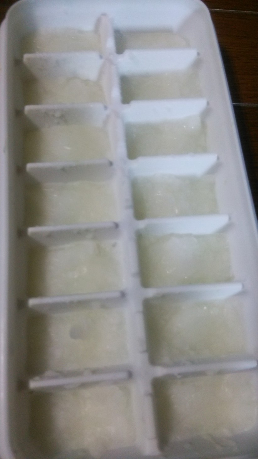冷凍も簡単離乳食☆ご飯で1０倍がゆ  の画像