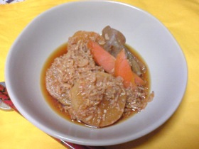 大根とあみの煮付け