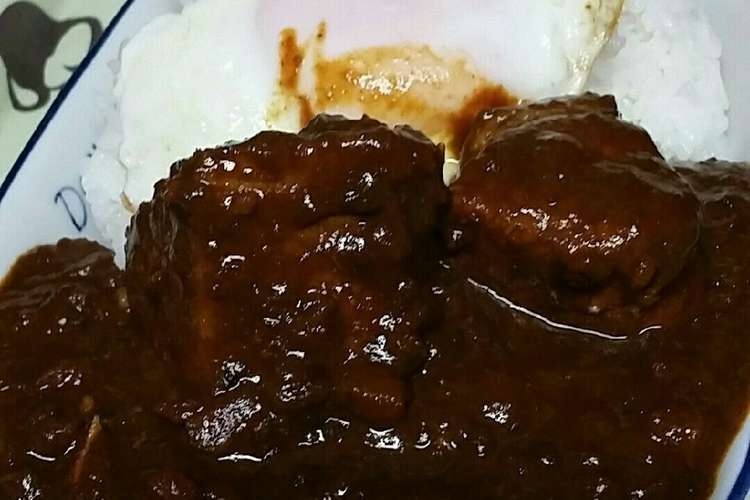 男のロマンだ デカ肉カレーグルテンフリー レシピ 作り方 By ここ左衛門 クックパッド 簡単おいしいみんなのレシピが358万品