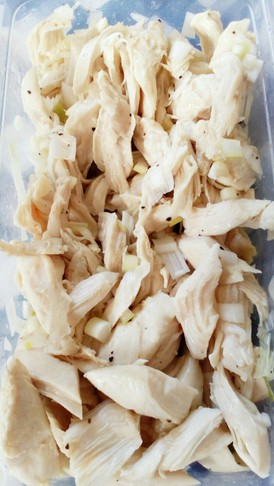 痩せる作りおき!ささみのレモンねぎ塩ダレ