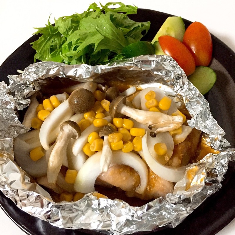 みんなが作ってる 鶏肉ホイル焼き フライパンのレシピ クックパッド 簡単おいしいみんなのレシピが360万品