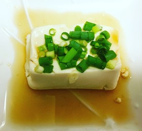 レンジで簡単即席 湯豆腐風温奴