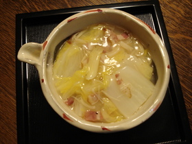 白菜と干し貝柱のとろとろ煮