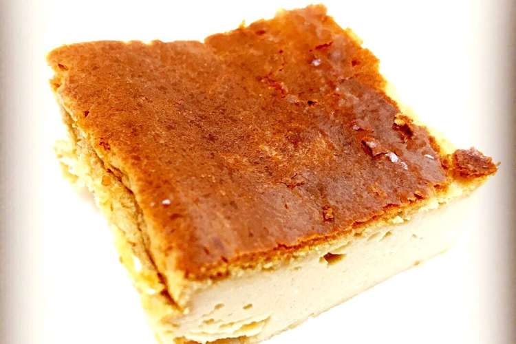 米粉で甘さ控えめ簡単ベイクドチーズケーキ レシピ 作り方 By ももえんて クックパッド