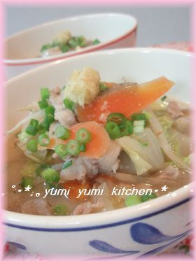あったまろっ☆生姜が決め手我が家の豚汁