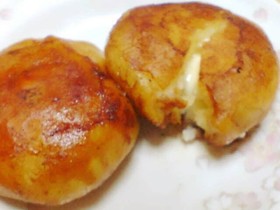 中からとろ~り♪チーズじゃが餅