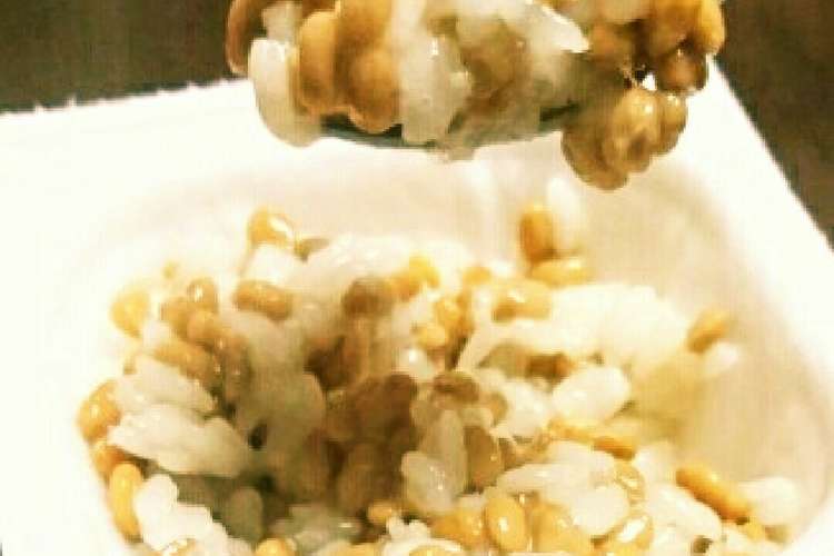 かんたん酢でコンビニ味の納豆ごはん レシピ 作り方 By あっぺー クックパッド 簡単おいしいみんなのレシピが377万品