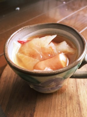 とまとウィンナ〜大根の和風スープ