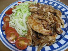 鶏むね肉のしょうが焼き