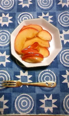 黒酢の簡単りんご煮の画像