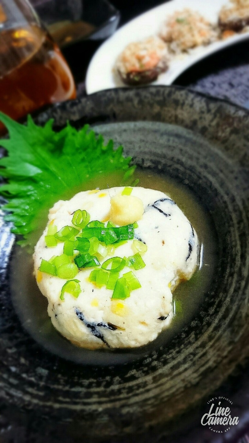 夏にぴったり☆簡単！豆腐の茶巾蒸しの画像