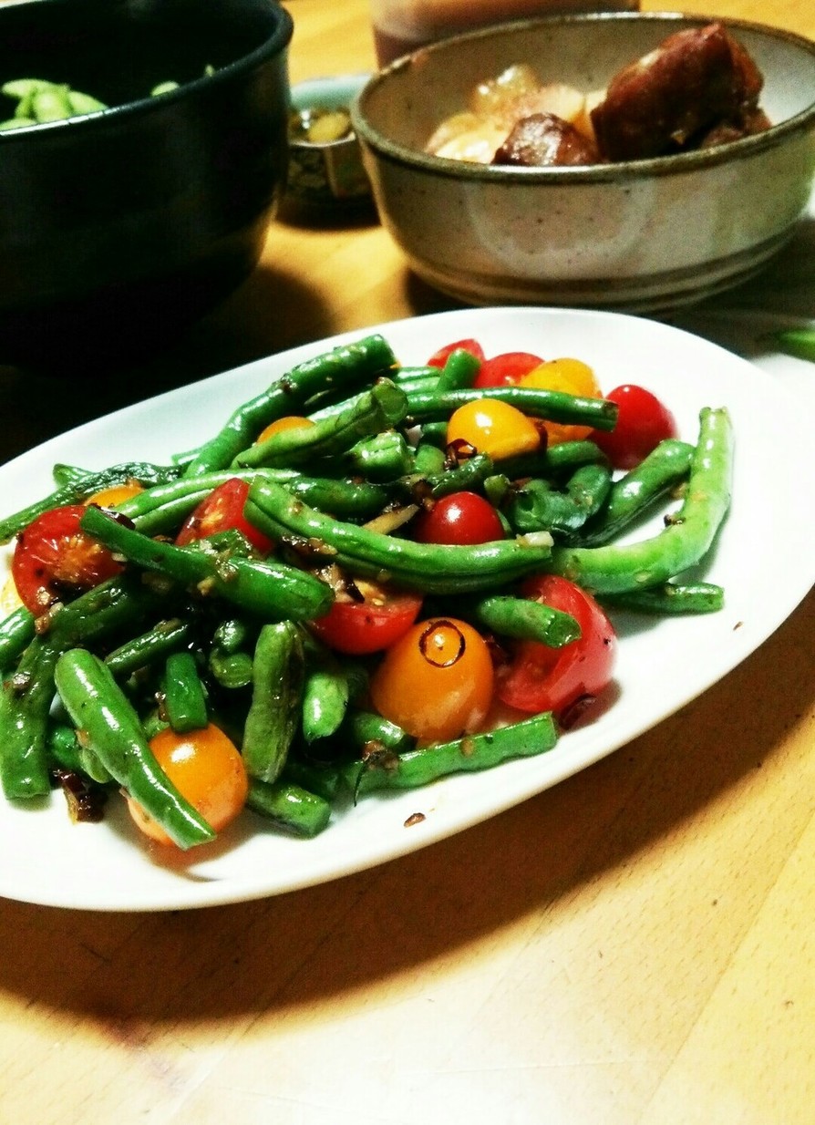 夏野菜の☆ペペロンチーノ