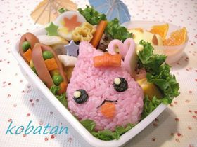 うるおいちゃんのお弁当(キャラ弁)