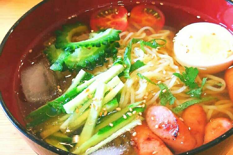 簡単 冷やしラーメン レシピ 作り方 By ペゴッパヨ クックパッド 簡単おいしいみんなのレシピが352万品