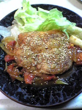 皮がパリパリ!鶏の照り焼き