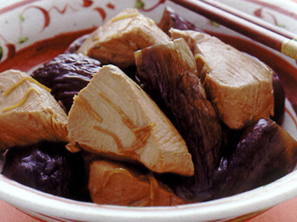 かつおとなすの煮もの