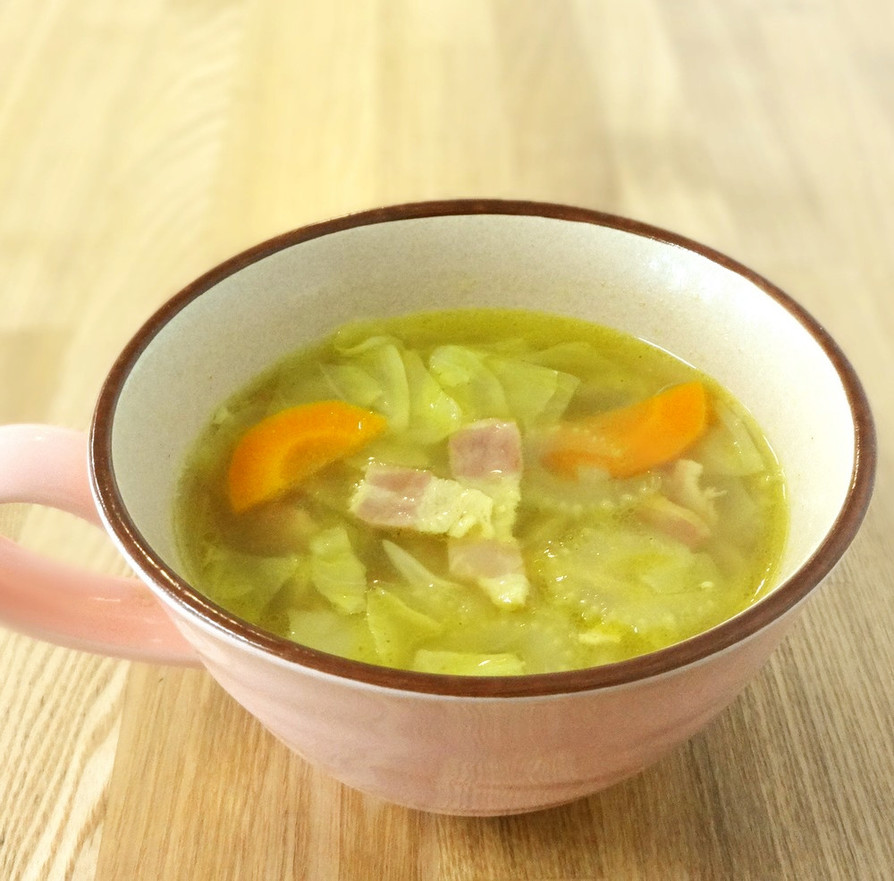 野菜たっぷりカレースープの画像