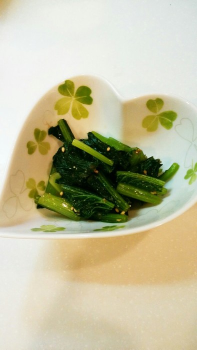 小松菜のポン酢和えの写真