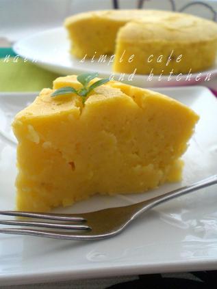 ノンバター・ベイクド薩摩芋（南瓜）ケーキの画像