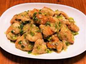 簡単!鶏むね肉のねぎ塩チキン
