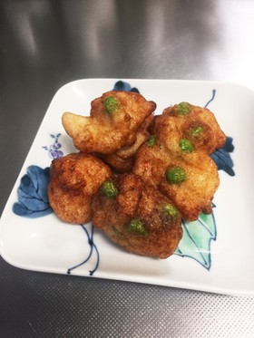 はんぺんとエビのふわふわ揚げ
