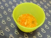【離乳食中期～】カレイのトマトクリーム煮の写真