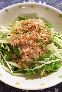 水菜と大根のさっぱり和風サラダ
