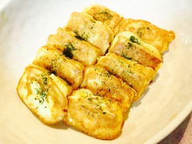 簡単弁当に♫厚揚げの和風チーズピカタ