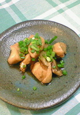 鶏肉と干ししいたけのさっぱり煮