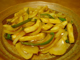 ◎かじきの野菜たっぷり甘酢炒め