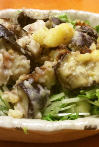 揚げ野菜&魚の中華風サラダ