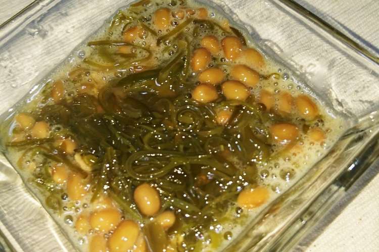 斬新っ 混ぜるだけ納豆とめかぶ レシピ 作り方 By Michi 630 クックパッド 簡単おいしいみんなのレシピが360万品