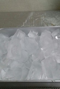 製氷皿から外し易い氷の作り方(*^^*)