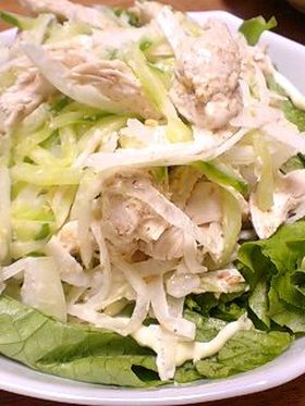 ササミのごまマヨペッパーサラダ