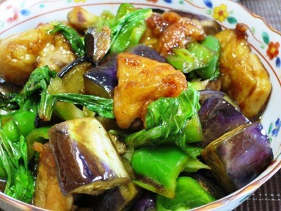 鶏と夏野菜の甘味噌炒めの画像