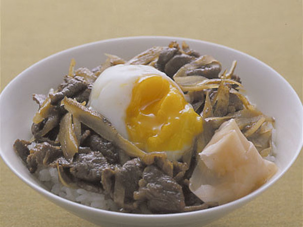 牛ごぼう丼