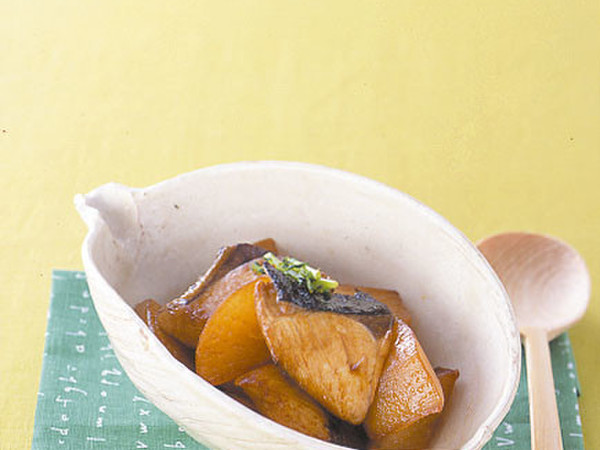 ごま油風味のぶり大根