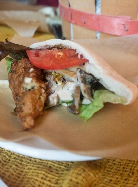 ファラフェルとひよこ豆の缶詰のレシピ