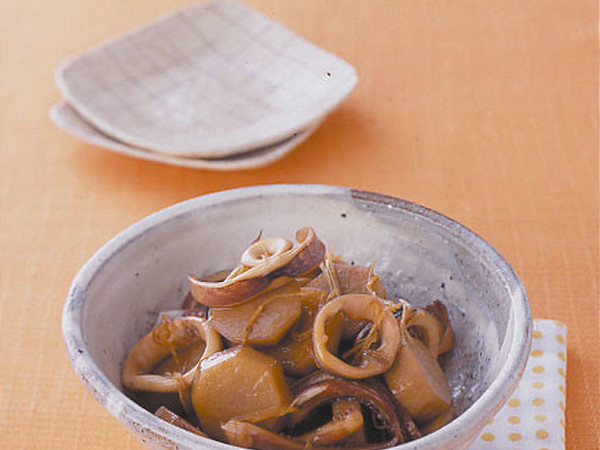 里いもといかの煮もの