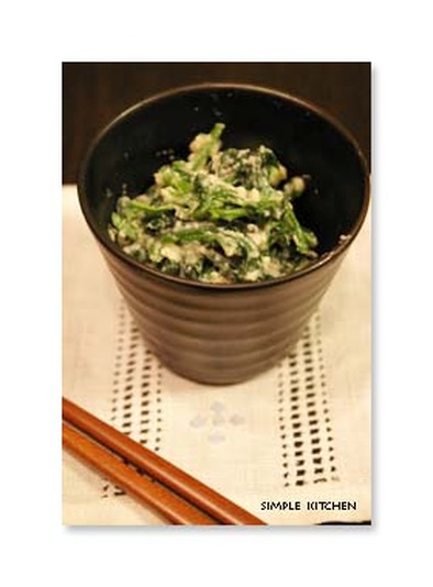 和食の定番☆ほうれん草の白和えの写真
