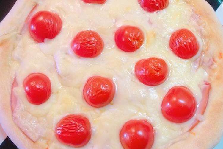 とっても簡単 オシャレなプチトマトのピザ レシピ 作り方 By Cook Robin クックパッド 簡単おいしいみんなのレシピが359万品