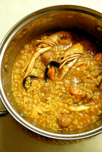 茶色い土鍋ご飯～アロス・ア・ラ・カスエラ