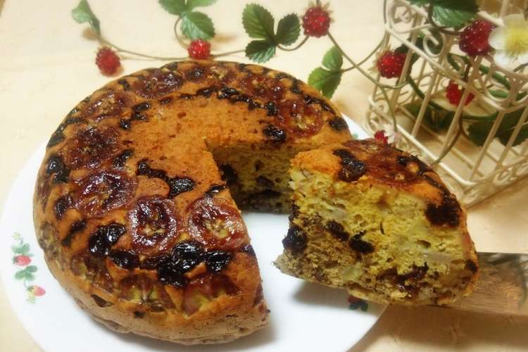 炊飯器で２色のバナナケーキ レシピ 作り方 By ふくろう茸 クックパッド