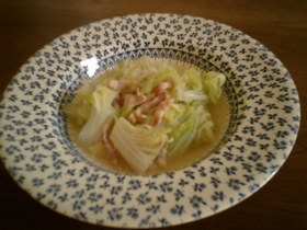 白菜とベーコンのくたくた煮