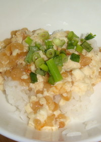 低カロリー☆豆腐タヌキ丼