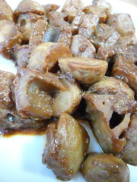 里芋とれんこんの中華炒め。