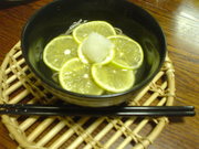 すだち蕎麦の写真
